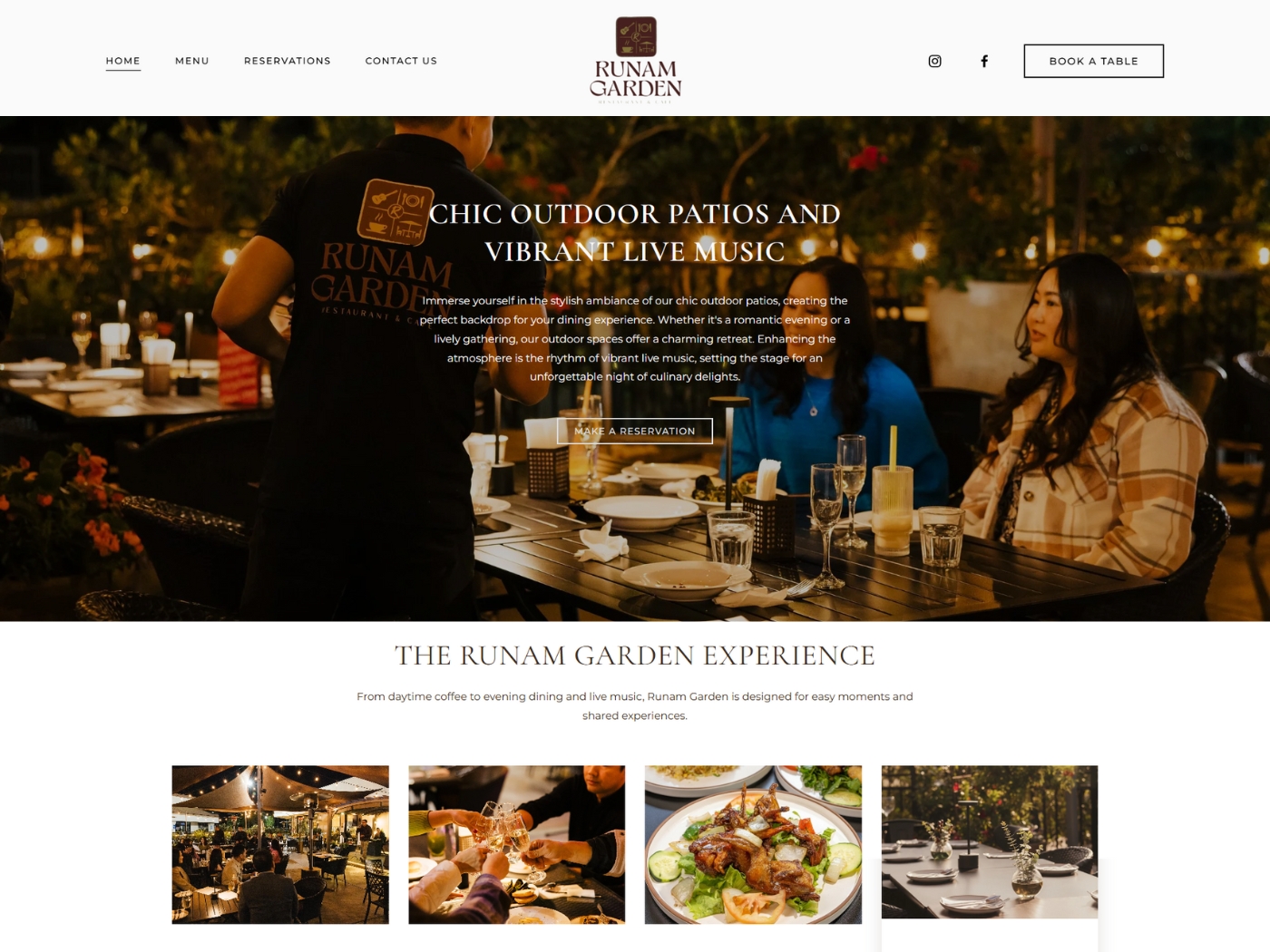 Runam Garden Website