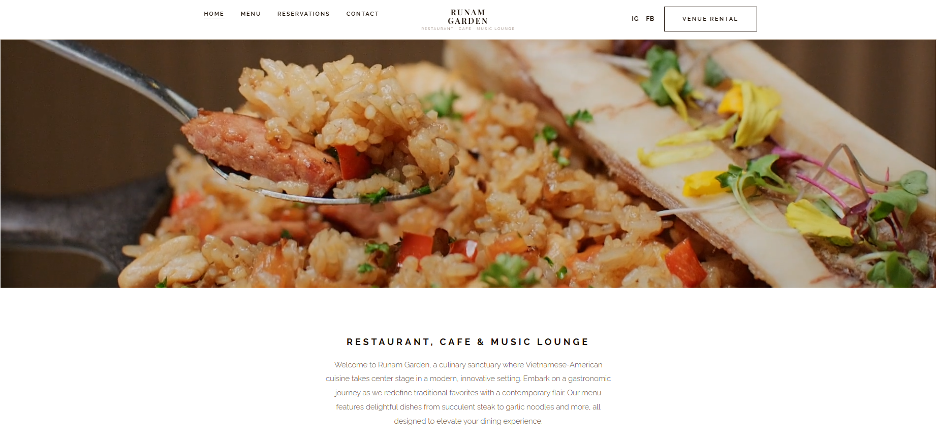 Runam Garden website