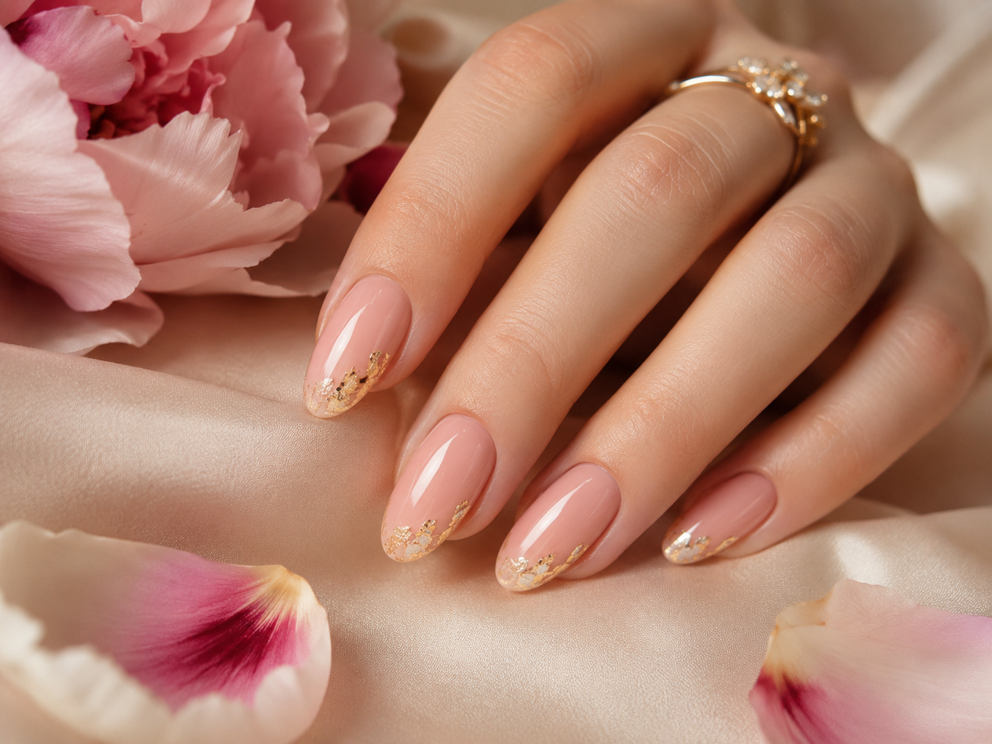 Elegant finished manicure